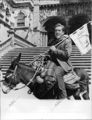 Los Amigos del camino de Santiago, de Estella, que Hicieron la peregrinación en...