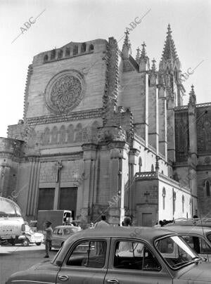 Catedral de Manacor en el verano del 1965