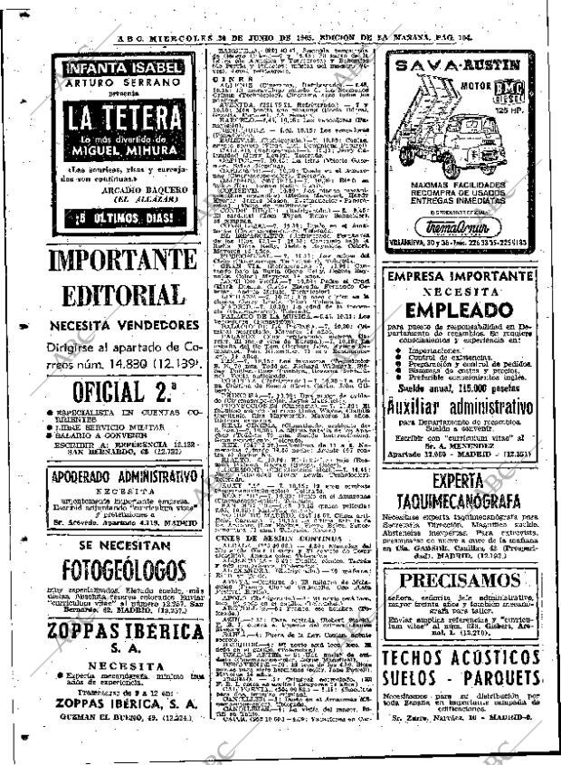 ABC MADRID 30-06-1965 página 104