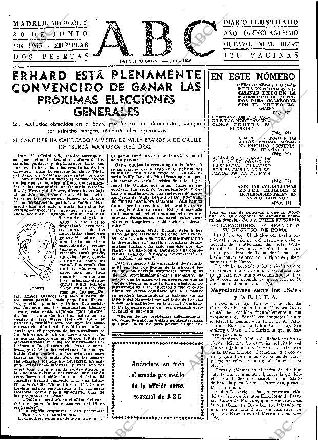 ABC MADRID 30-06-1965 página 65