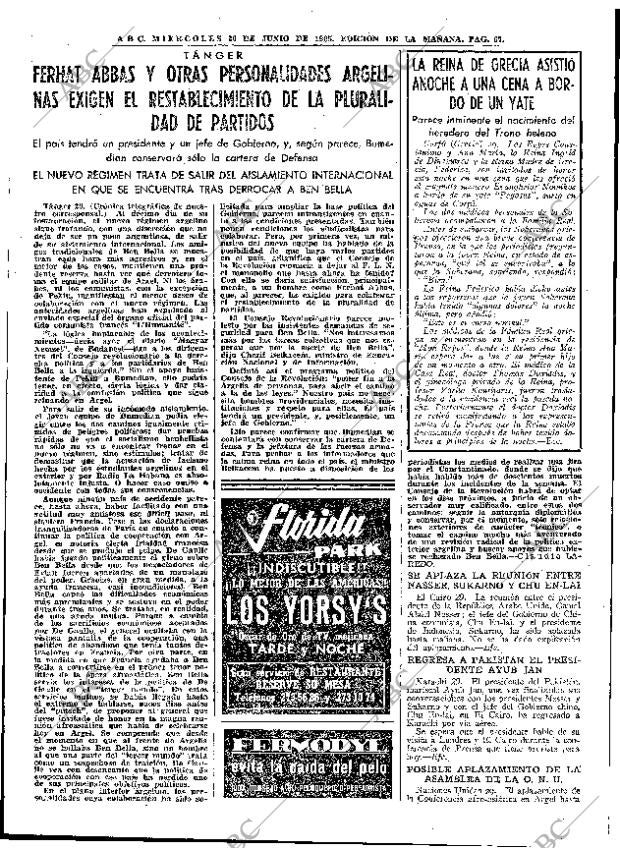 ABC MADRID 30-06-1965 página 67