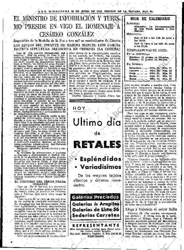 ABC MADRID 30-06-1965 página 77