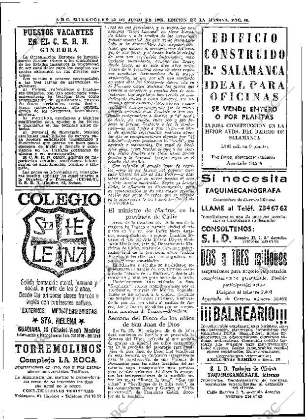 ABC MADRID 30-06-1965 página 80