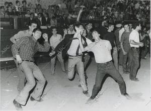 Actuación de The Beatles en la plaza de toros de Las Ventas, ante unos doce mil...