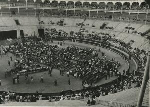 En la imagen, la Plaza de Toros de Las Ventas antes del concierto