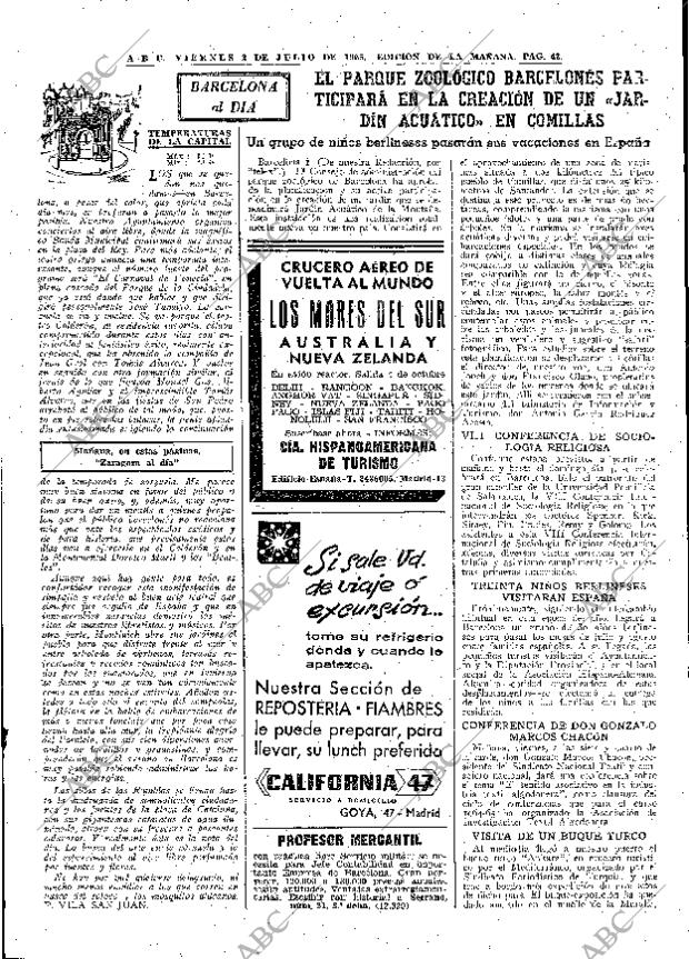 ABC MADRID 02-07-1965 página 43