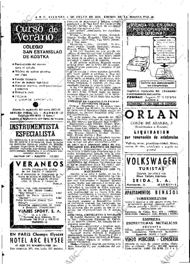 ABC MADRID 02-07-1965 página 60