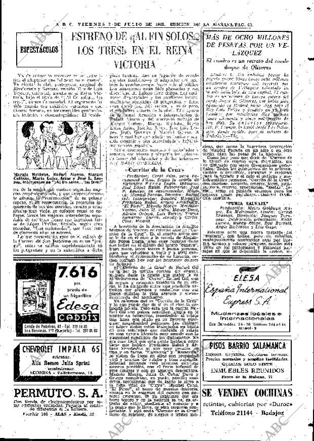 ABC MADRID 02-07-1965 página 63