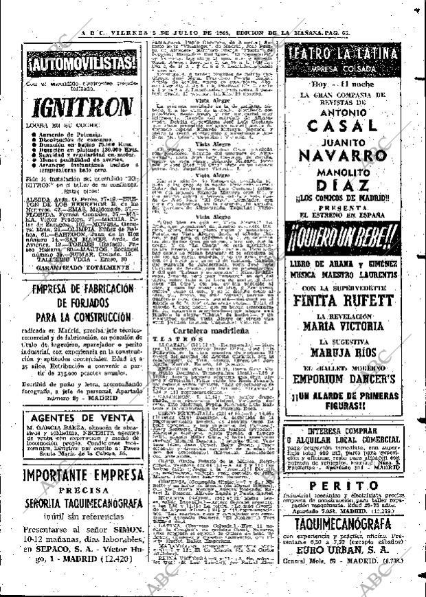 ABC MADRID 02-07-1965 página 65