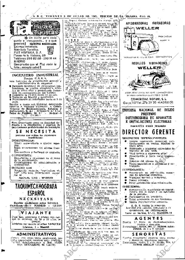 ABC MADRID 02-07-1965 página 66