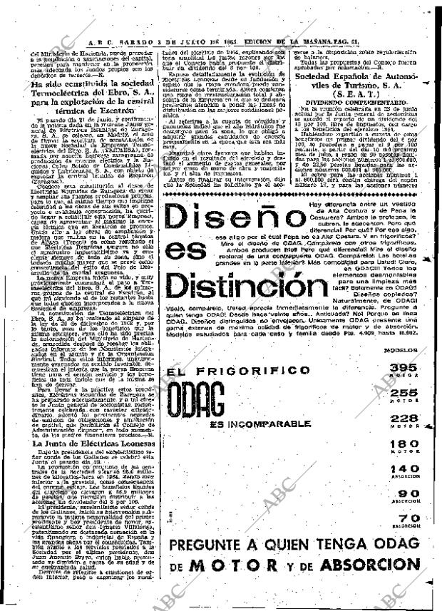 ABC MADRID 03-07-1965 página 61