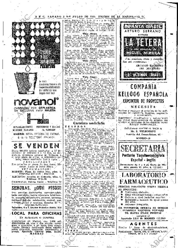 ABC MADRID 03-07-1965 página 71