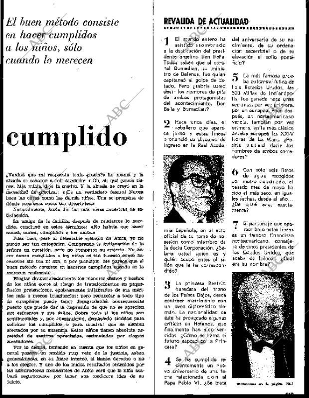 BLANCO Y NEGRO MADRID 03-07-1965 página 119