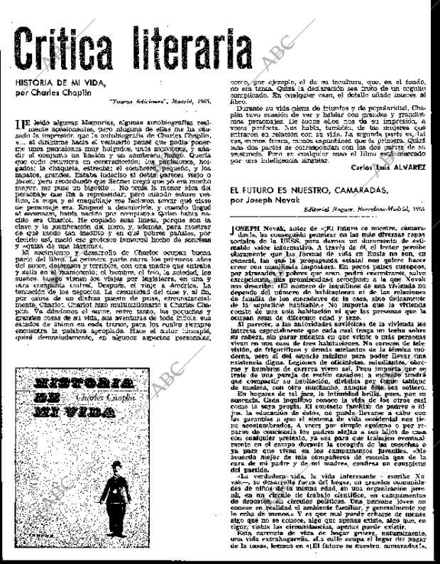 BLANCO Y NEGRO MADRID 03-07-1965 página 122