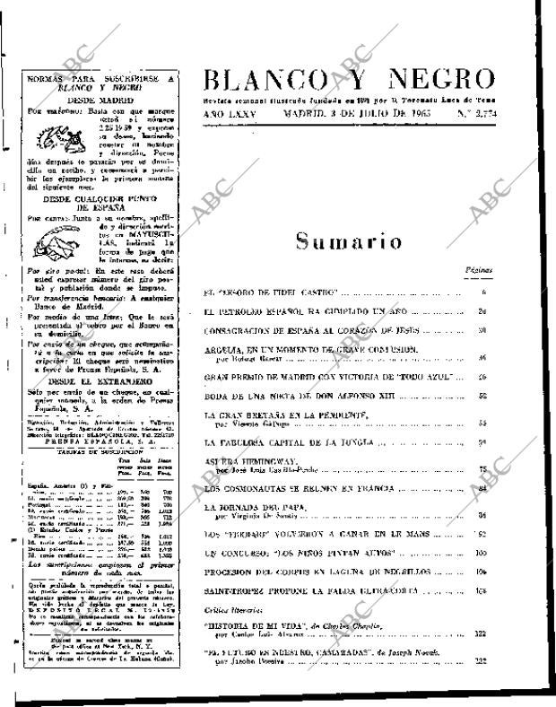 BLANCO Y NEGRO MADRID 03-07-1965 página 19