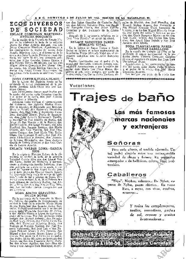 ABC MADRID 04-07-1965 página 69