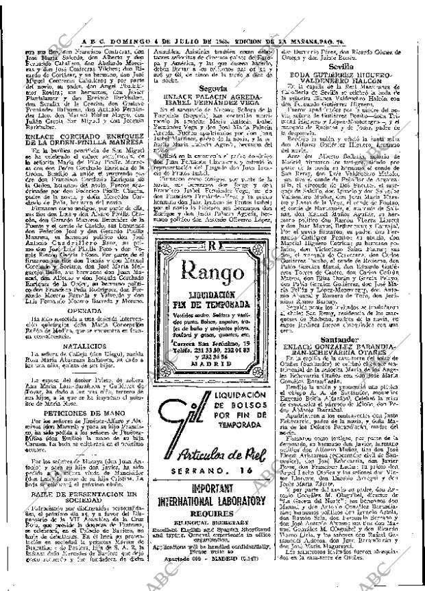 ABC MADRID 04-07-1965 página 70