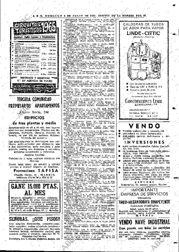 ABC MADRID 04-07-1965 página 87