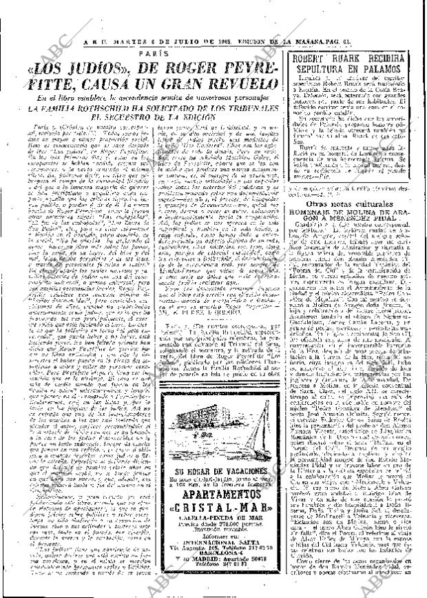 ABC MADRID 06-07-1965 página 61