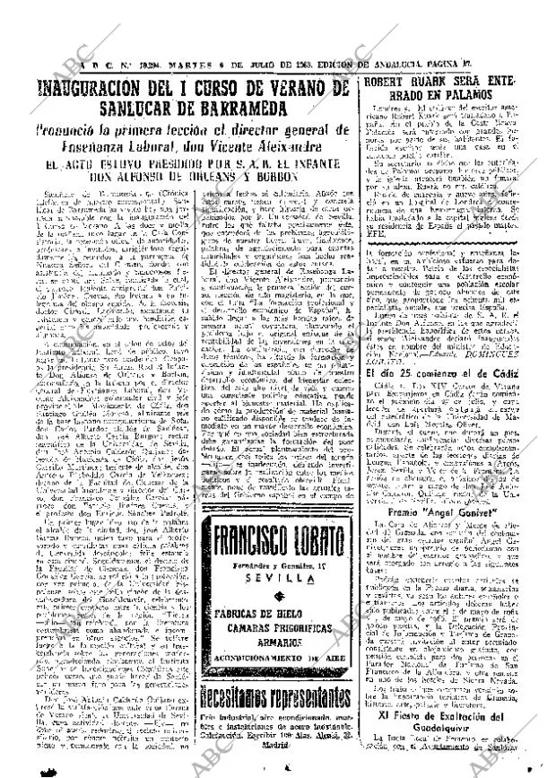 ABC SEVILLA 06-07-1965 página 27