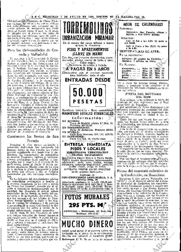 ABC MADRID 07-07-1965 página 58