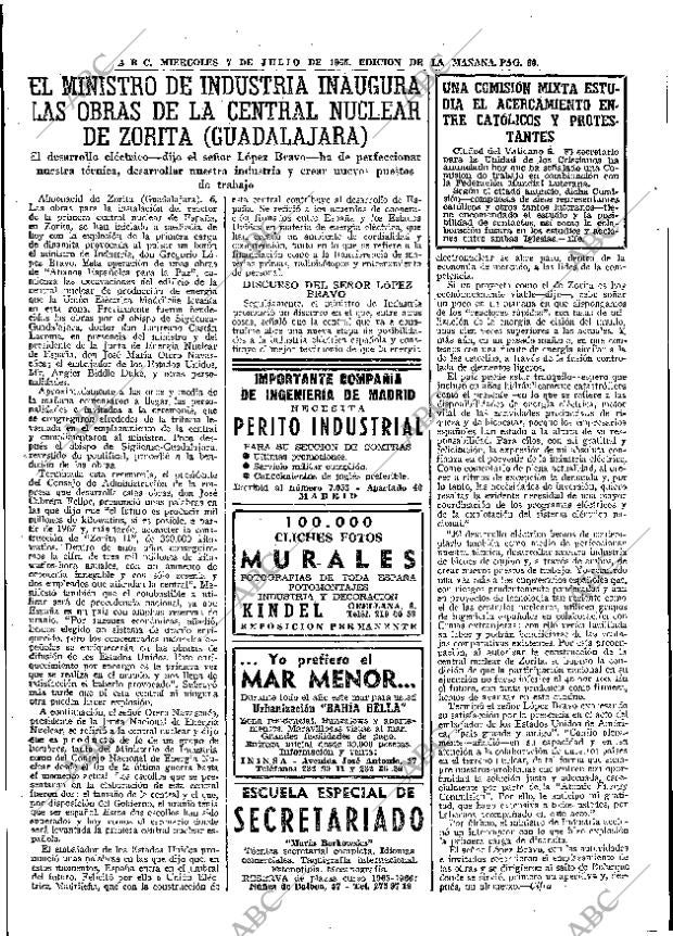 ABC MADRID 07-07-1965 página 60