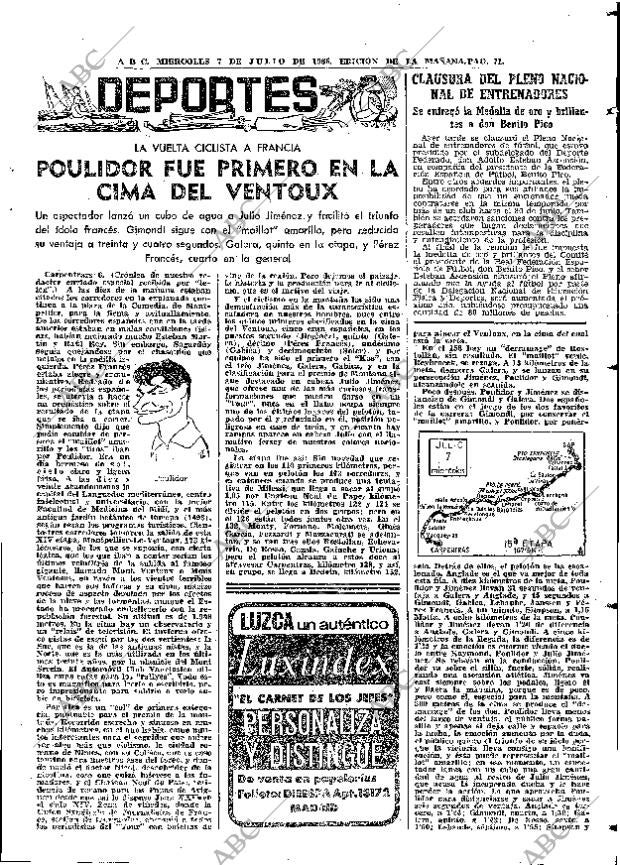 ABC MADRID 07-07-1965 página 71