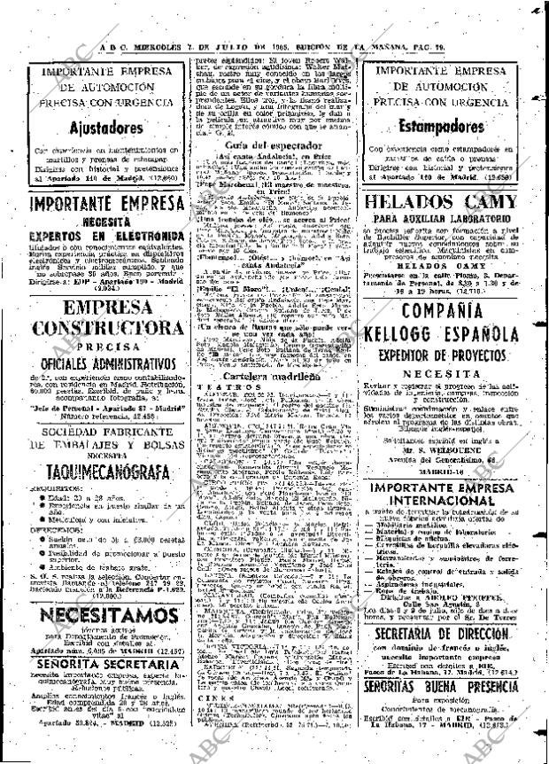 ABC MADRID 07-07-1965 página 79