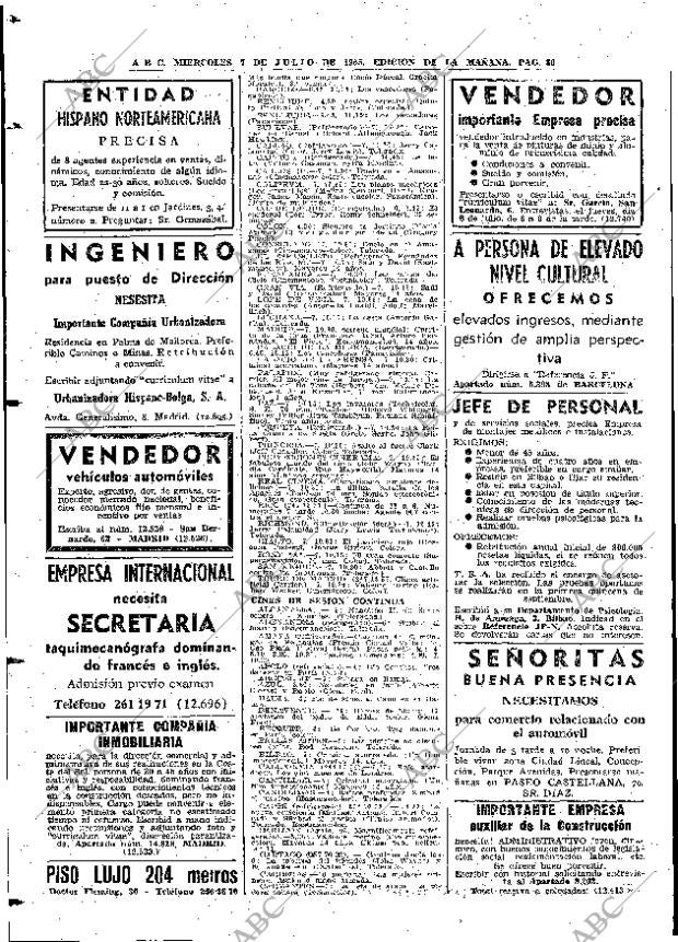 ABC MADRID 07-07-1965 página 80