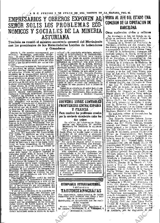 ABC MADRID 08-07-1965 página 41