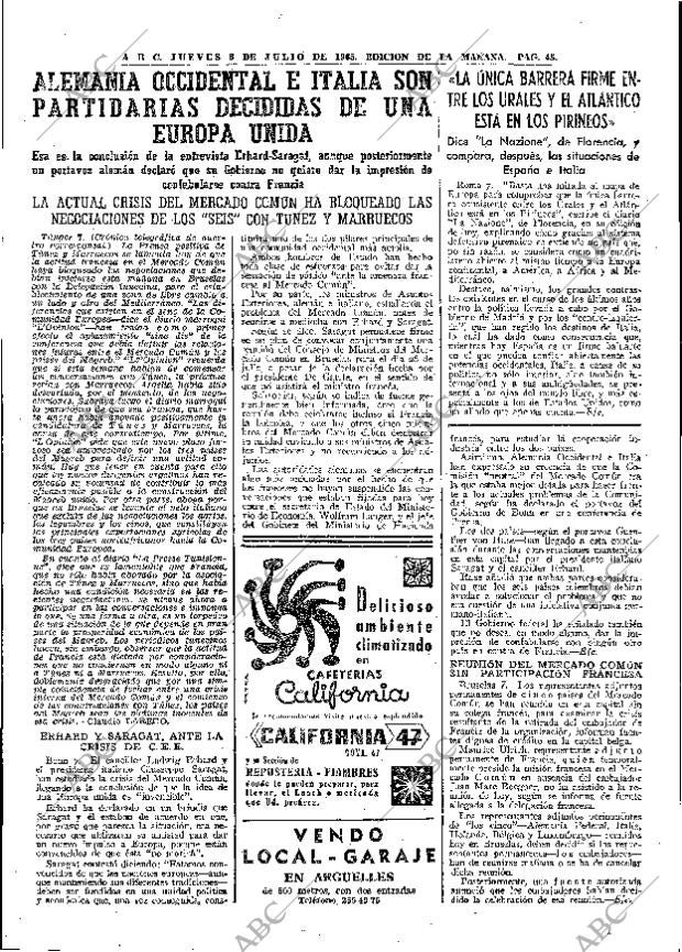 ABC MADRID 08-07-1965 página 45