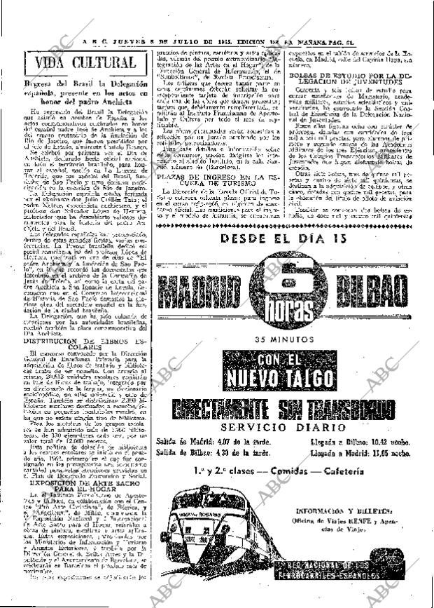 ABC MADRID 08-07-1965 página 61