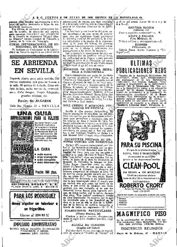 ABC MADRID 08-07-1965 página 62