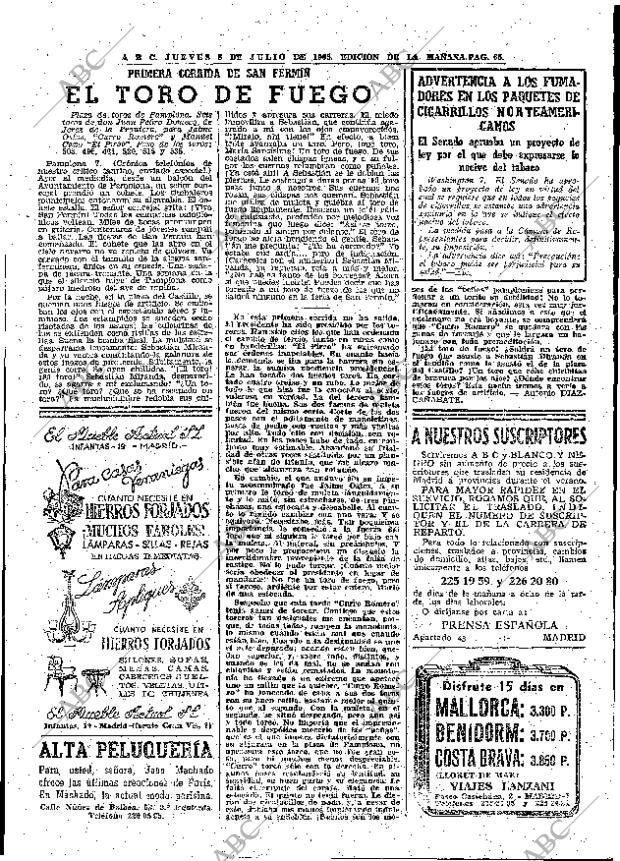 ABC MADRID 08-07-1965 página 65