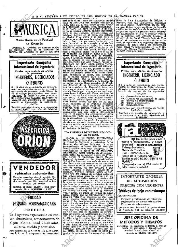ABC MADRID 08-07-1965 página 76