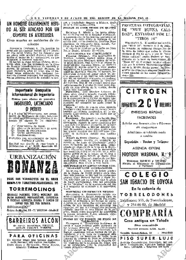 ABC MADRID 09-07-1965 página 42