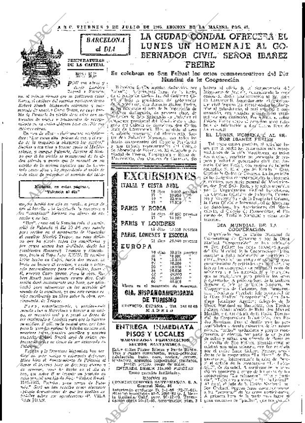 ABC MADRID 09-07-1965 página 45