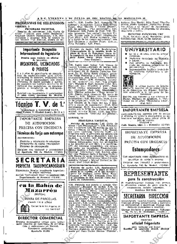 ABC MADRID 09-07-1965 página 68