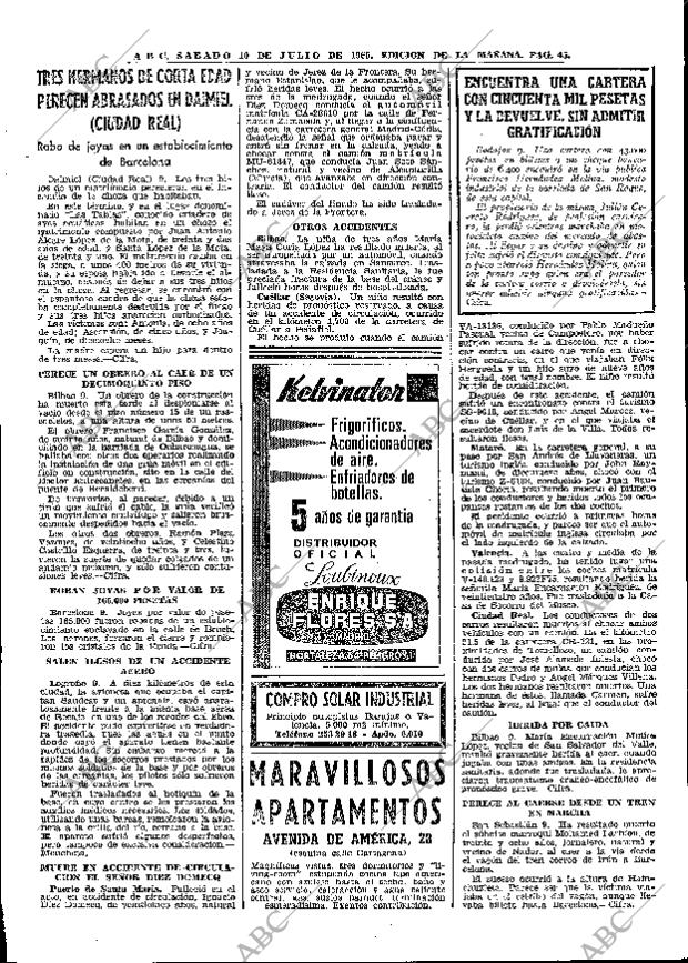 ABC MADRID 10-07-1965 página 45