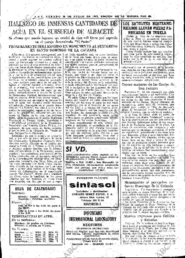 ABC MADRID 10-07-1965 página 49