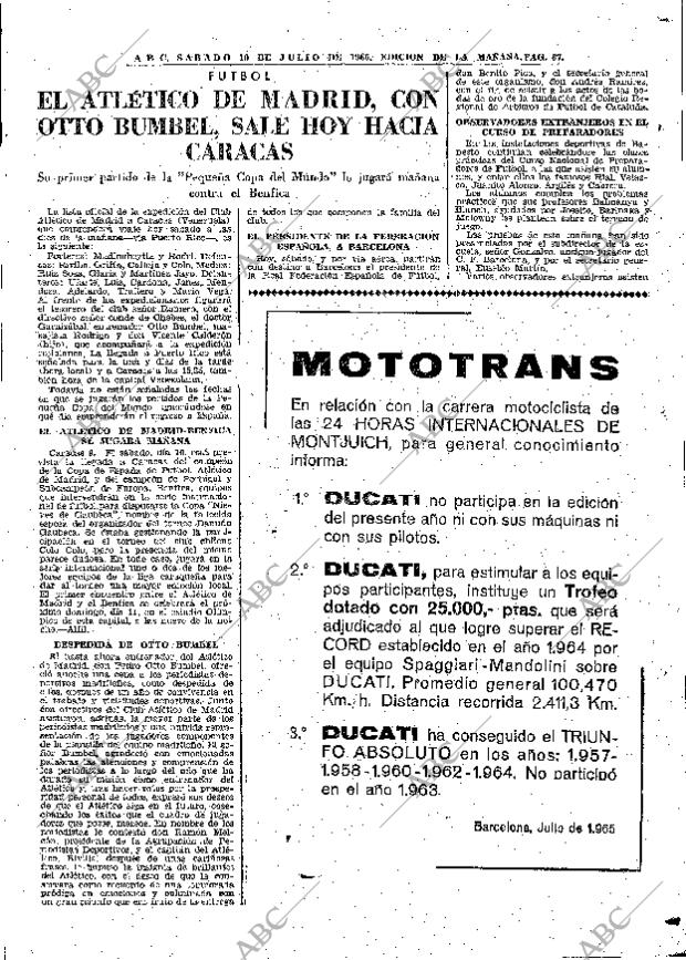 ABC MADRID 10-07-1965 página 67