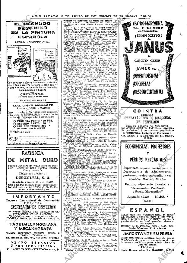 ABC MADRID 10-07-1965 página 73