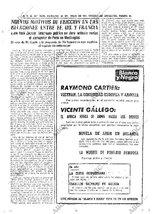 ABC SEVILLA 10-07-1965 página 23