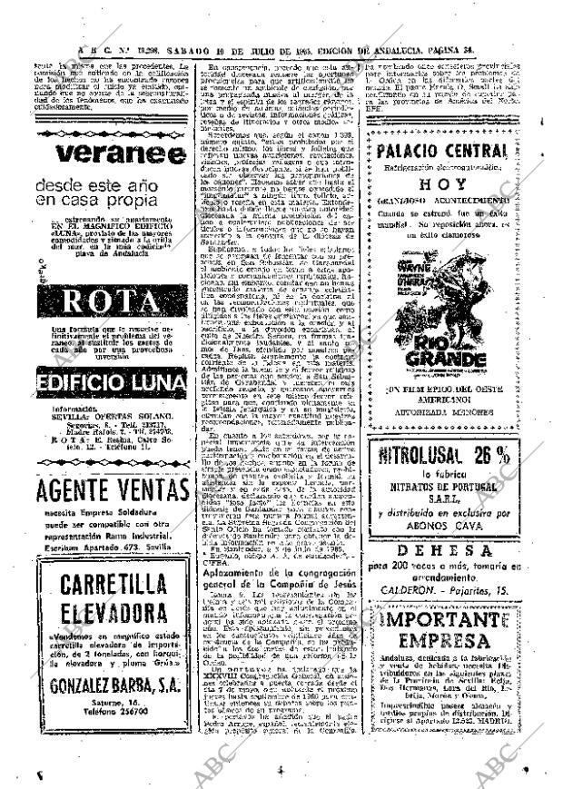 ABC SEVILLA 10-07-1965 página 34