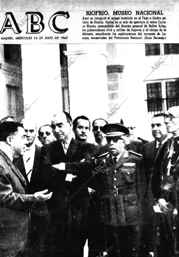 ABC MADRID 14-07-1965 página 1