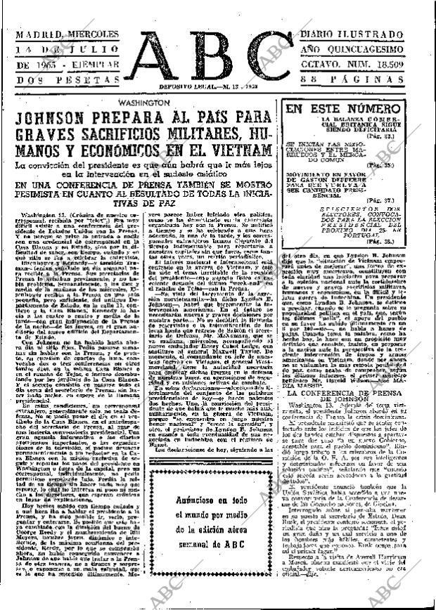 ABC MADRID 14-07-1965 página 31