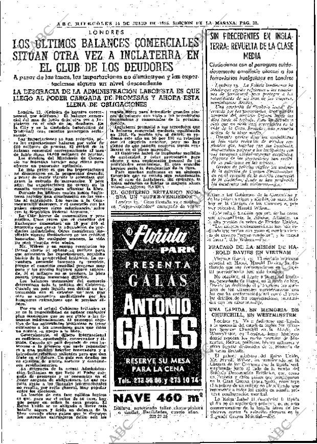 ABC MADRID 14-07-1965 página 33