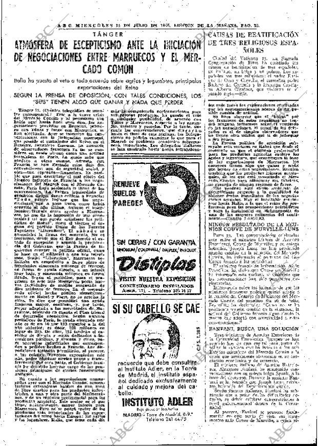 ABC MADRID 14-07-1965 página 35