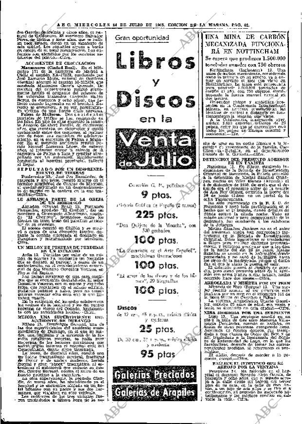 ABC MADRID 14-07-1965 página 42
