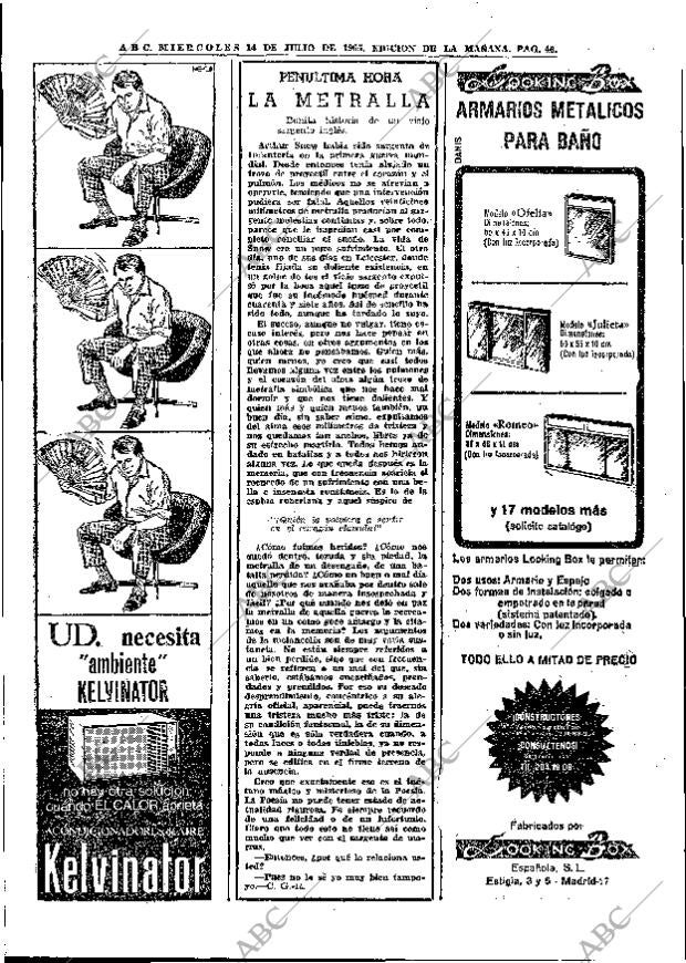 ABC MADRID 14-07-1965 página 46